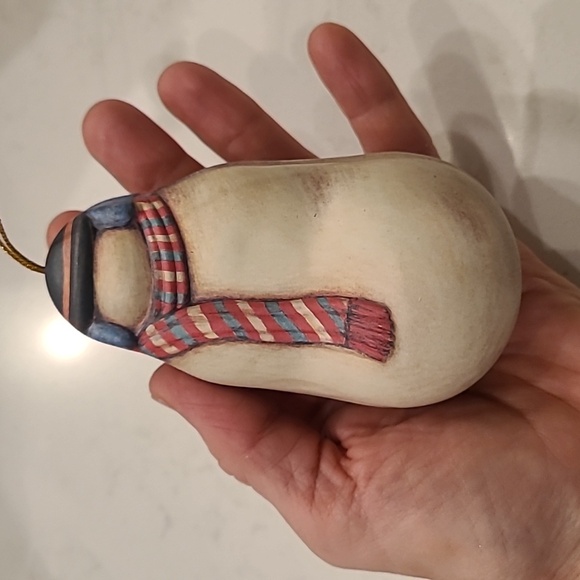 Hallmark Snowman Tin Ornament - Picture 2 of 2